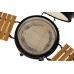 Kamado grilis su priedais Zyle 56 cm, Large ZY22BLSET, juodas