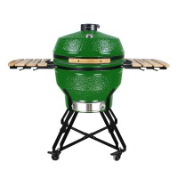 Kamado grilis su priedais Zyle XX Large, ZY26KSGRSET, 66 cm, žalias..