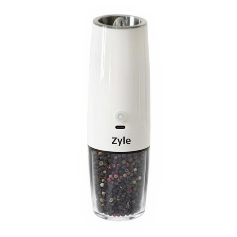 Įkraunamas druskos ir pipirų malūnėlis Zyle ZY9709WH, elektrinis, automatinis