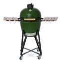 Kamado grilis su priedais Zyle 56 cm, Large ZY22GRSET, žalias