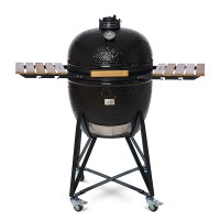 Kamado grilis su priedais Zyle 69 cm, The King ZY27BLSET, juodas..