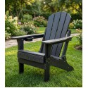 Adirondack sodo kėdė 84x74x90 cm, juoda