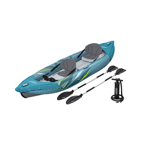 Dvivietis pripučiamas kajakas Bestway Waypoint Elite X2, 382x101x35cm