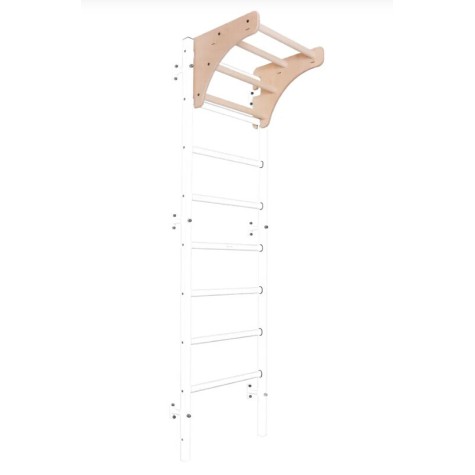 Medinis prisitraukimų skersinis gimnastikos sienelei 65 cm