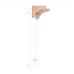Medinis prisitraukimų skersinis gimnastikos sienelei 65 cm