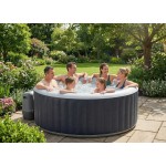 Pripūčiamas džakuzi baseinas Phuket Blue Laser Rattan, 4-6 asmenims