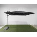 Skėtis nuo saulės ant stovo, 3 m, pilka