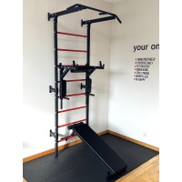 Sporto sienelės komplekas STRONG-1 Red-Black..