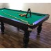 Pulo stalas Elegant 7 pėdų (230x130cm) žalias audinys, su komplektacija