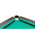 Pulo stalas Folden 6 pėdų (210x110cm) žalias audinys, su komplektacija