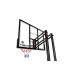 Mobilus krepšinio stovas Bilaro Oakland 120x80cm + apsauga + kamuolys