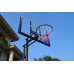 Mobilus krepšinio stovas Bilaro Oakland 120x80cm + apsauga + kamuolys
