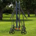 Stalo teniso stalas Bilaro Sunny Outdoor, mėlynas, 4mm aliuminio plokštė, lauko