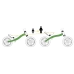 Balansinis dviratukas BIKESTAR 2-in-1 keičiamu rėmu