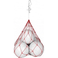 Tinklas kamuoliams AVENTO 75MB Red/White..