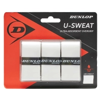 Teniso raketės apvija DUNLOP U-SWEAT overgrip, white..