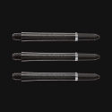  Smiginio strėlyčių koteliai Winmau Carbon Fibre Medium Black Dart Shaft