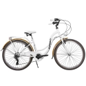 Dviratis AZIMUT Vintage TX-7 26" 2024 white-cream matt