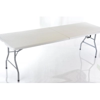 Sulankstomas nešiojamas lauko stalas 244x76cm..
