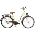 Dviratis AZIMUT Classic 26" 2023 cream