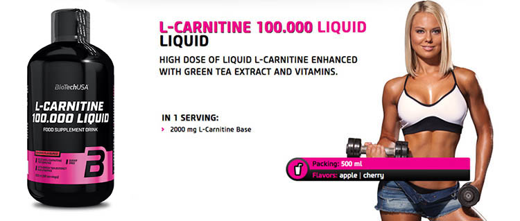 biotech liquid l-carnitine 100.000 liquid