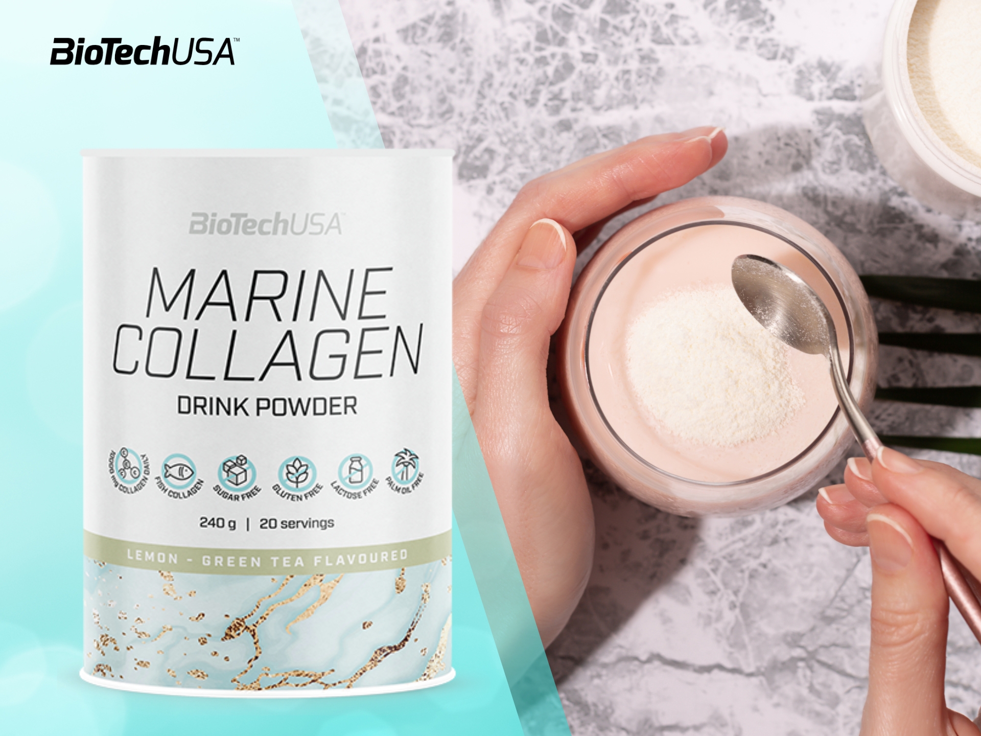 Biotech Marrine Collagen jurinis zuvu kolagenas 240 g