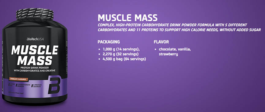 Biotech Muscle Mass 2270 g