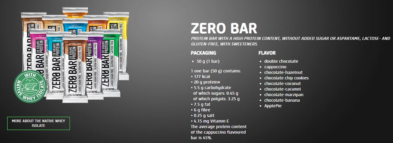 Biotech Zero BAR