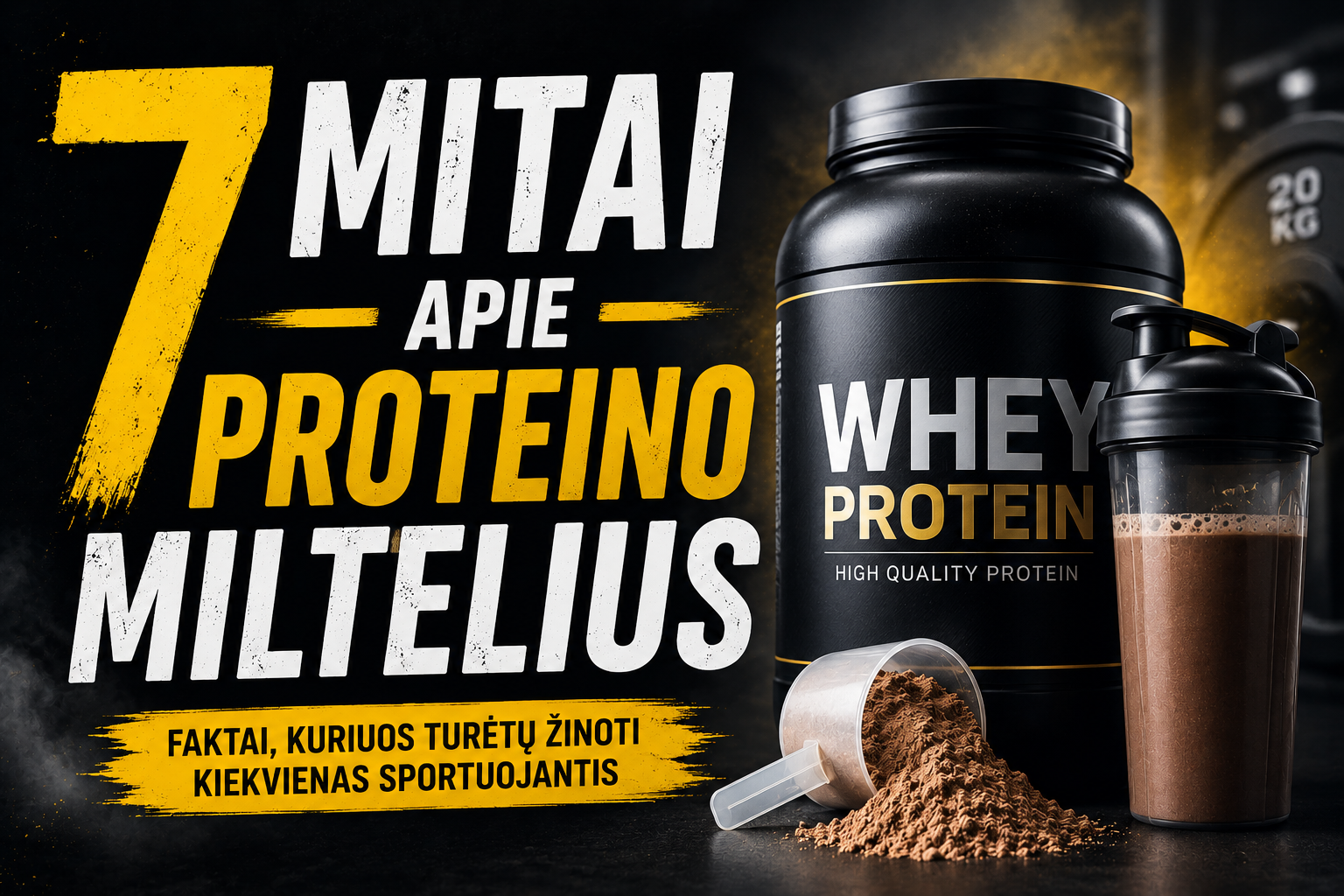 7 mitai apie proteina