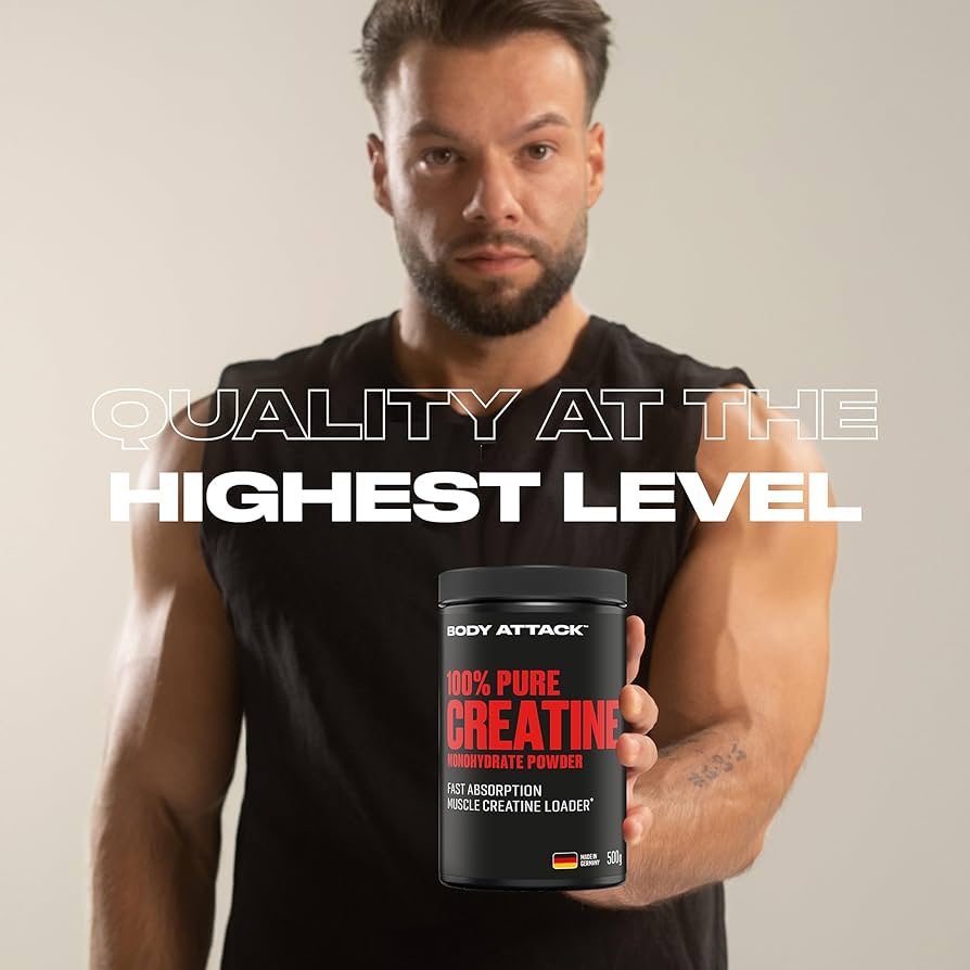 Body Attack 100% Pure Creatine Monohydrate 500 g