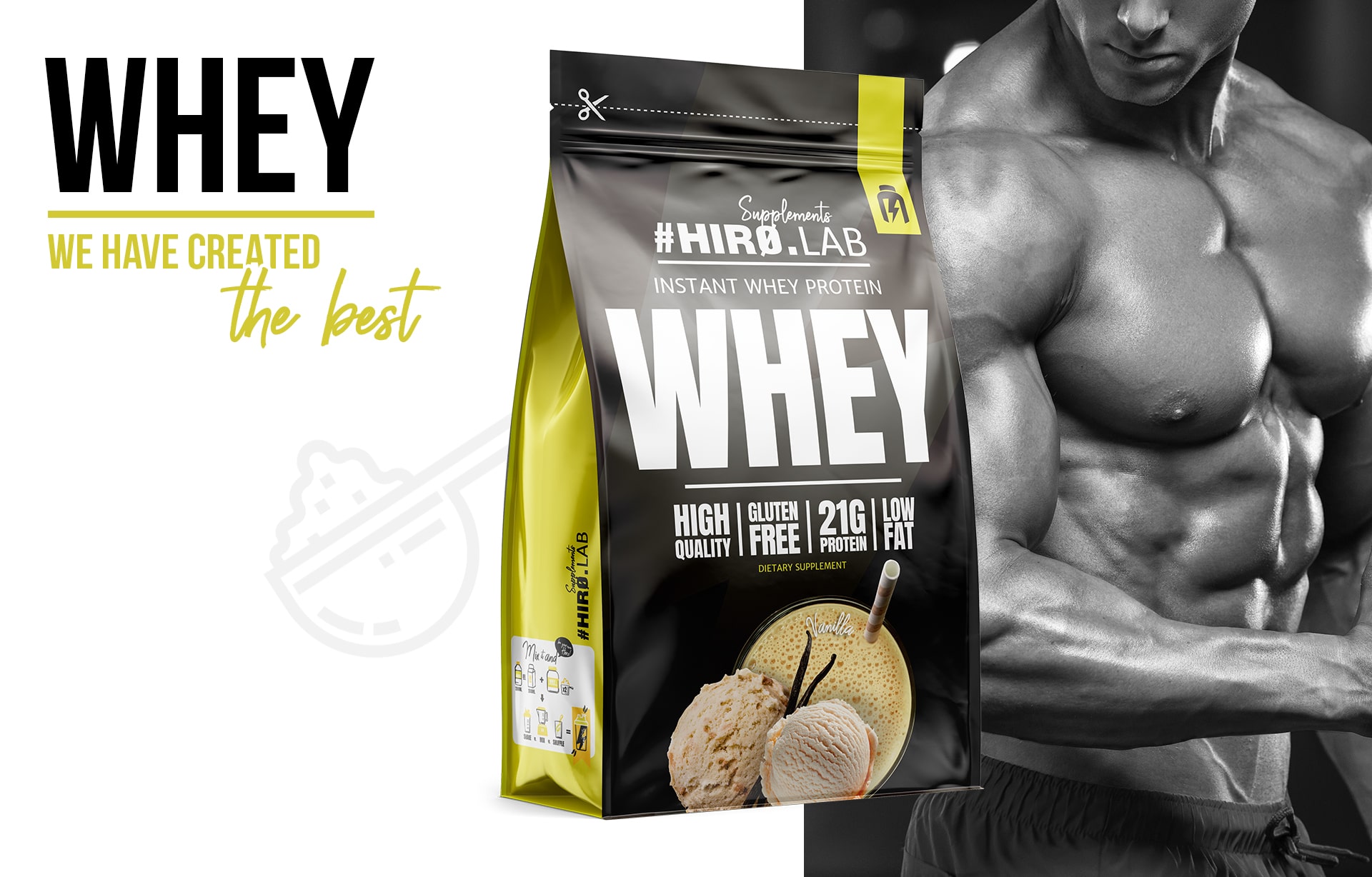 Hiro.Lab Whey 750 g.