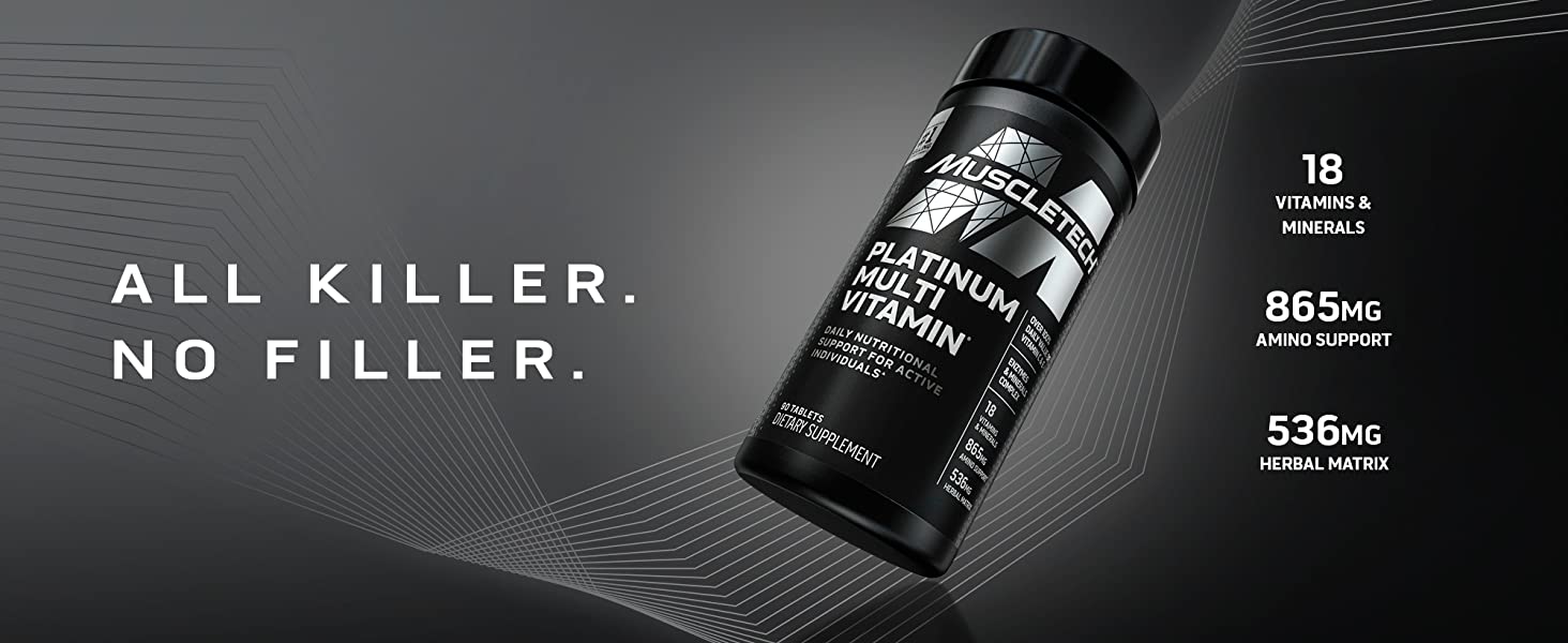 Muscletech Platinum Multivitamins