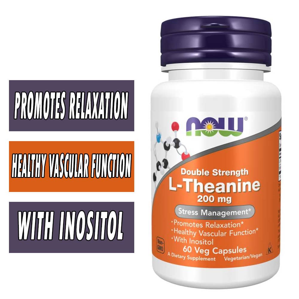 NOW L-Theanine 200 mg